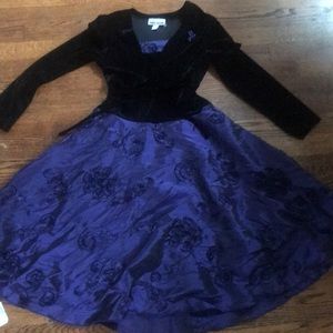 Purple girls dress